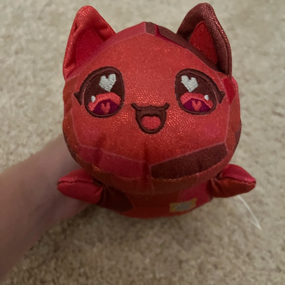 Red Cat Aphmau plush. Ruby style RARE